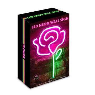 Rose LED Neon Flower Sign by Ocean Galaxy Light™