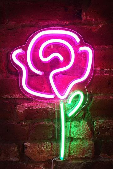 Rose LED Neon Flower Sign by Ocean Galaxy Light™